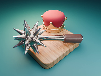 Geometry Nodes Tutorial 3d blender diorama icon illustration isometric render tutorial weapon