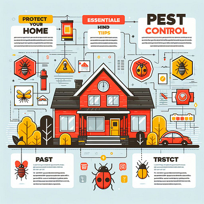 Protect Your Home: Essential Pest Control Tips and Tricks design graphic design infographics pestcontrol photoshop