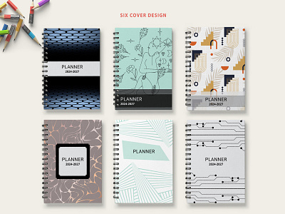 Planner Cover Design Bundle colorful cover cover design monthly cover planner cover unique cover weekly cover