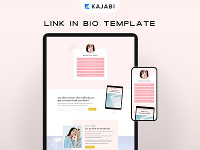 Kajabi Link in Bio Page Template instagram link in bio instagram links kajabi funnel kajabi landing page kajabi link in bio kajabi link in bio page template kajabi pipeline kajabi sales page kajabi templates kajabi theme kajabi website kajabi website template kajabi website theme landing page photos link in bio link in bio page links page social media template