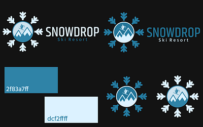 Ski Resort logo branding dailylogochallenge design graphic design illustration logo ski mountain logo vector