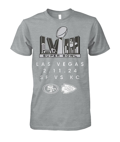 Chiefs vs 49ers Super Bowl LVIII Matchup Ticket Sales Shirt