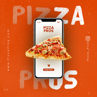 Pizza Brand Social Media Post (Poster) design graphic design poster