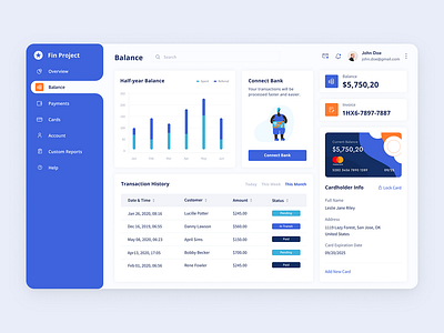 Payment Dashboard branding graphic design logo ui