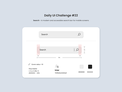 Daily UI #22 Search dailyui minimal search ui ux