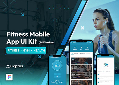 Fitness App UI Kit fitness app ui kit