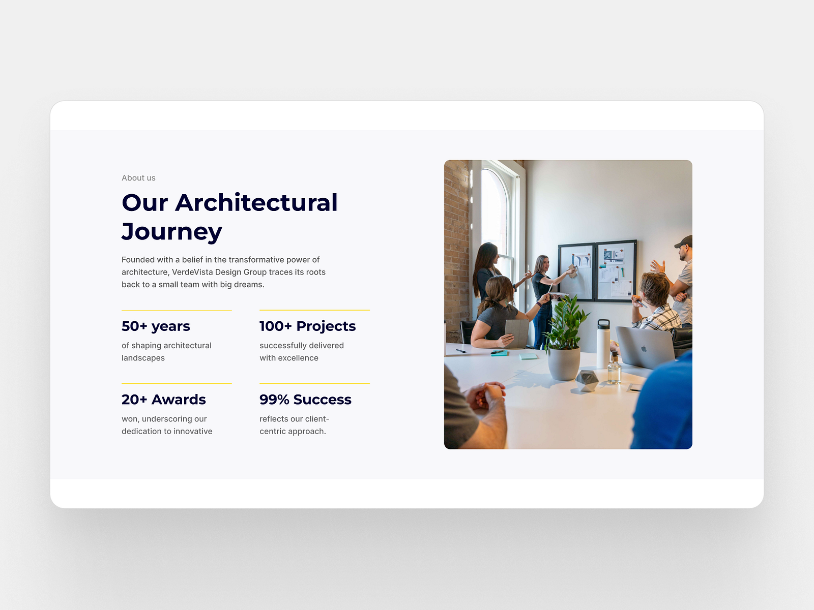 about us section design themeforest