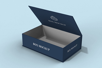 Luxury Gift Box Mockup 3d box box mockup branding carton box custom customizable gift box magnetic mockup packaging packaging design packaging mockup product product box product mockup rectangular rectangular box template