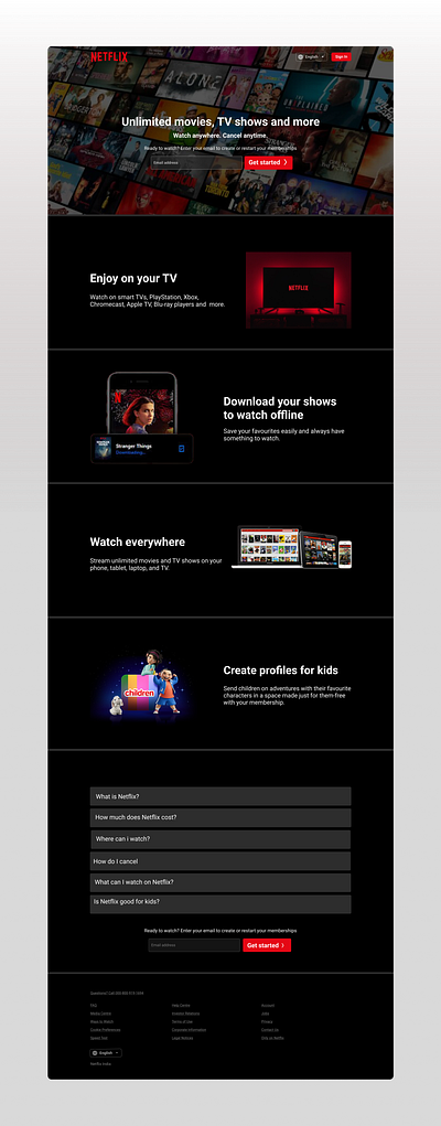 Netflix Redesign