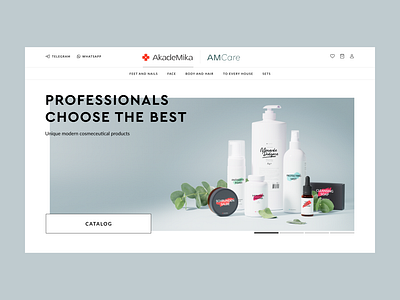 Cosmetic products web design clean cosmetics onlinestore shop store ui ux webdesign website