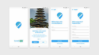 Nusantrip : Beli Tiket Anti Mahal (2022) android ios mobile ui ux