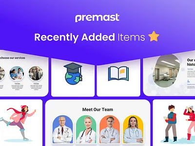 Recently Added Items educational grapicdesign icons illustrations medical powerpoint presentation templates winter