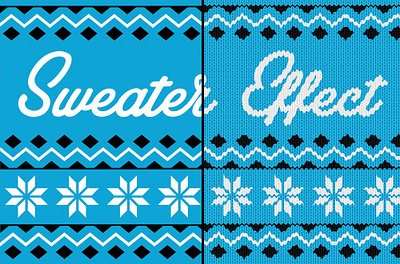 Christmas Sweater Effect christmas christmas sweater effect holiday knitted knitting seasonal sweater text effect texture