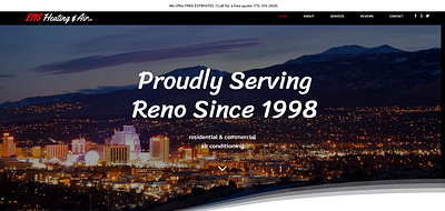 EMS Heating & Air Reno NV 3d animation branding graphic design logo motion graphics ui