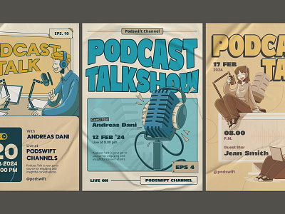 Podcast Poster Design Exploration design exploration graphic graphic design podcast design poster poster design exploration poster design inspiration poster inspiration