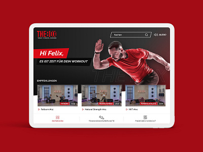 Terminal / Display App + Landingpage app app design figma fitness landingpage mobile design saas screendesign ui ui design ux visual design webdesign workout