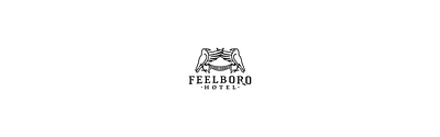 Logo Feelboro Hotel best logo branding design graphic design illustrator logo logo design logo designer logo hotel logo maker logotype top logo vector