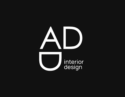Logo ADecorDesign. Interior design. branding design design interior graphic design illustration interior logo logotype project ui