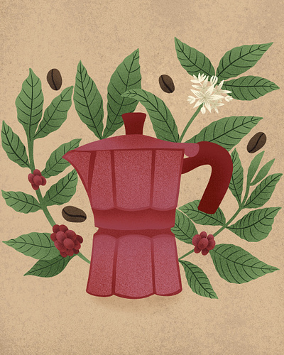 Coffee Illustration graphic design hand drawn