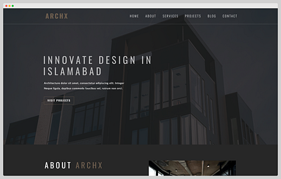 ArchX - Landing Page 3d branding design illustration landing page logo typography ui ux website