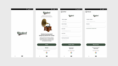 Djadoel : Platform Marketplace Barang Jadul (2023) android ios mobile mobileapp ui ux
