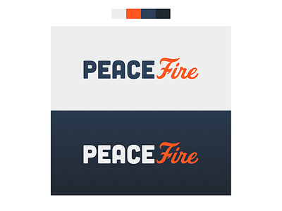 Peace Fire Podcast Branding