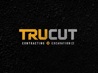 TRUCUT brand branding construction design graphic design icon identity logo logotype type typography vector visual wordmark