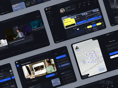 ClassPulse University - Dashboard for Online Courses Platform 3d branding concept dashboard ed tech education graphic design illustration logo online course platform prototype saas typography ui ux vector web design web3 wireframe