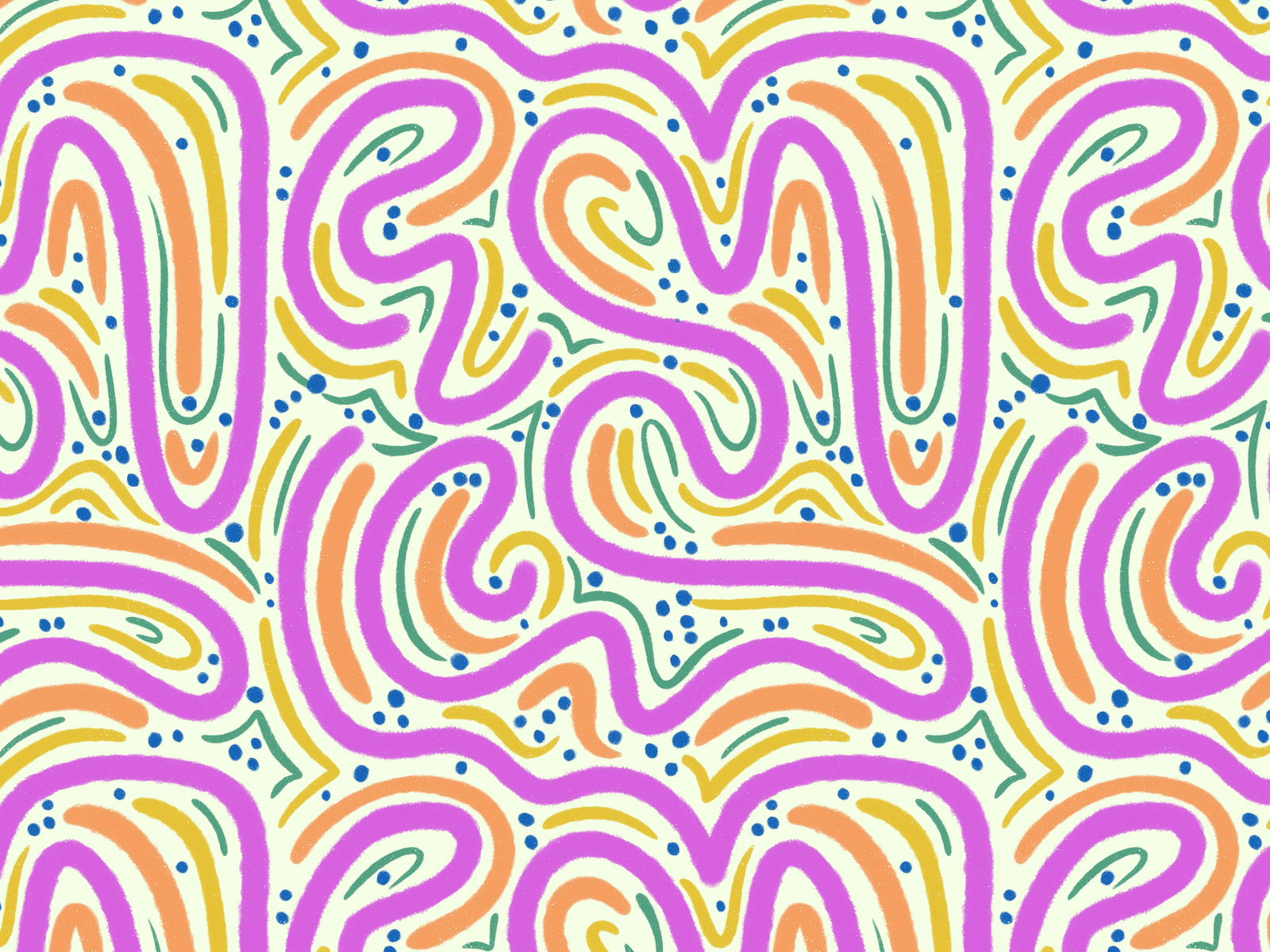 Funky 90s Repeat Pattern by Hannah Pearlman on Dribbble