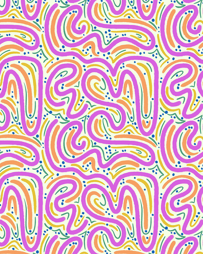 Funky 90s Repeat Pattern repeat pattern