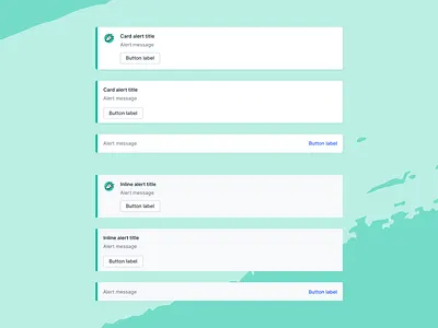 Alert component alert announcement callout component design system ui