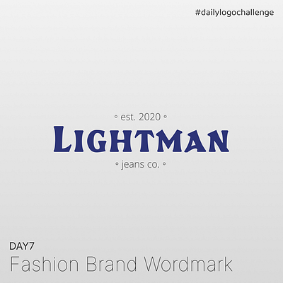 Day 7 | Fashion Brand Wordmark | Daily Logo Challenge dailylogochallenge day7 design graphic design logo