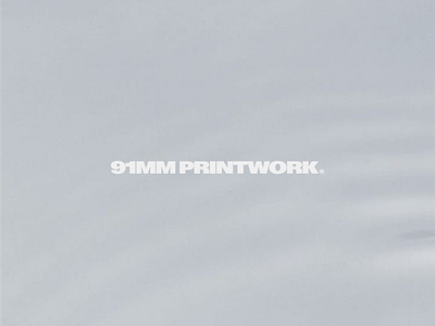 91MM PRINTWORK© Logo branding logo print studio
