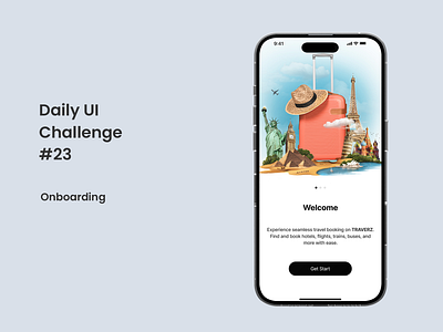 Daily UI #23 Onboarding app dailyui design mobile app onboarding travel ui ux