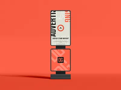 Free Display Stand Mockup display mockup