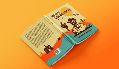 100 Anos de um Nordestino book cover book editorial graphic design