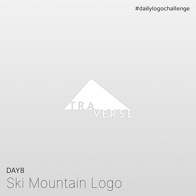 Day 8 | Ski Mountain Logo | Daily Logo Challenge dailylogochallenge day8 design graphic design logo