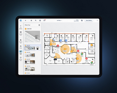 System Surveyor App designplatform security system tablet