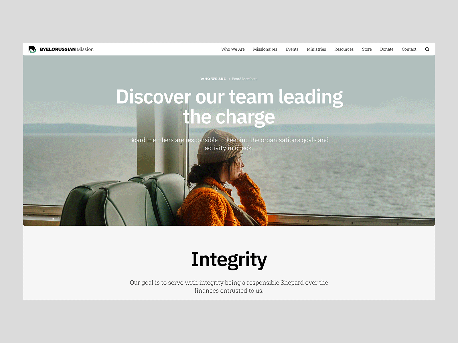 BMI Leadership - Team Webpage about about us ceo contact group leader leadership manage minimal owner ownership people president team ui ux web webpage website who we are