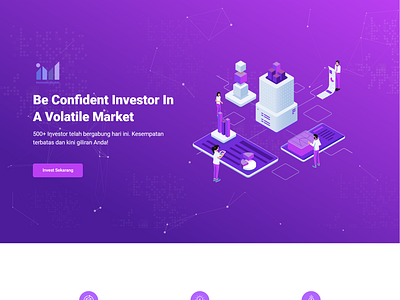 Pendaftaran Investasi Mudah landing page website