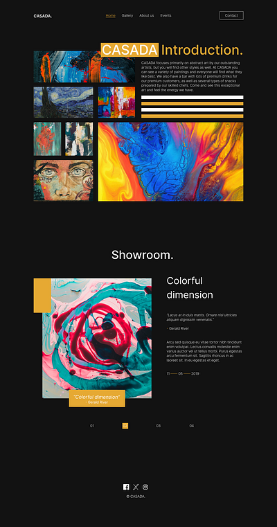 Gallery Web Design design figma figmadesign gallery ui websdesign