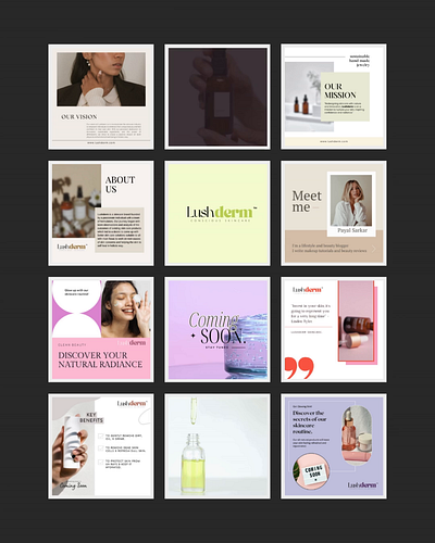 Branding For Skincare Brand brand branding cretivedesigner desigber graphic design instagrampost motion motion graphics socialmedia socialmediadesigner