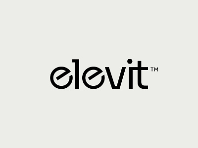 elevit e logo elevit lettermark text logo typography word logo wordmark