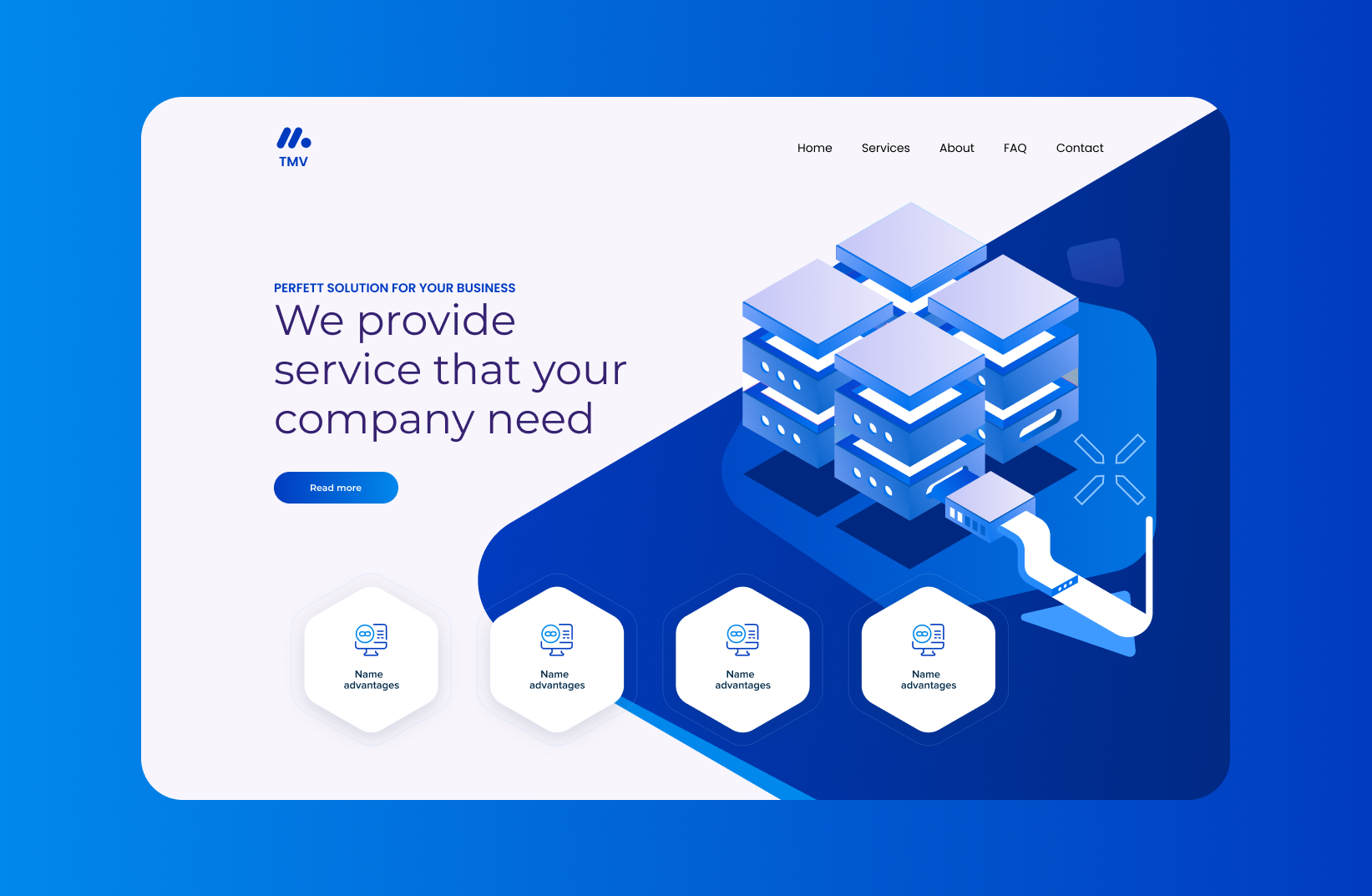 Example of Landing Page Design – UX/UI