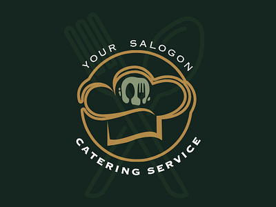 Logo for catering service 2dlogo 3dlogo branding brandlogo canvas circle logo design digital marketing digitalart digitalcreativity digitalcreator graphic design graphics icondesign illustration logo logomaker logostyles photoshop typography