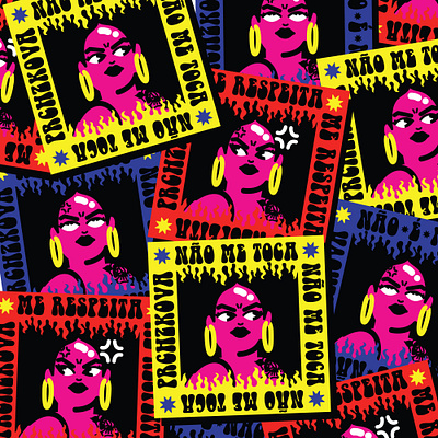 stickers 2d alternative feminism flat girl illustration