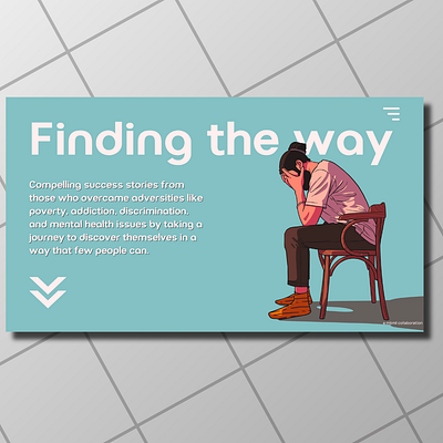 Finding The Way Collaboration design graphic design illustration typography ui ux web designs