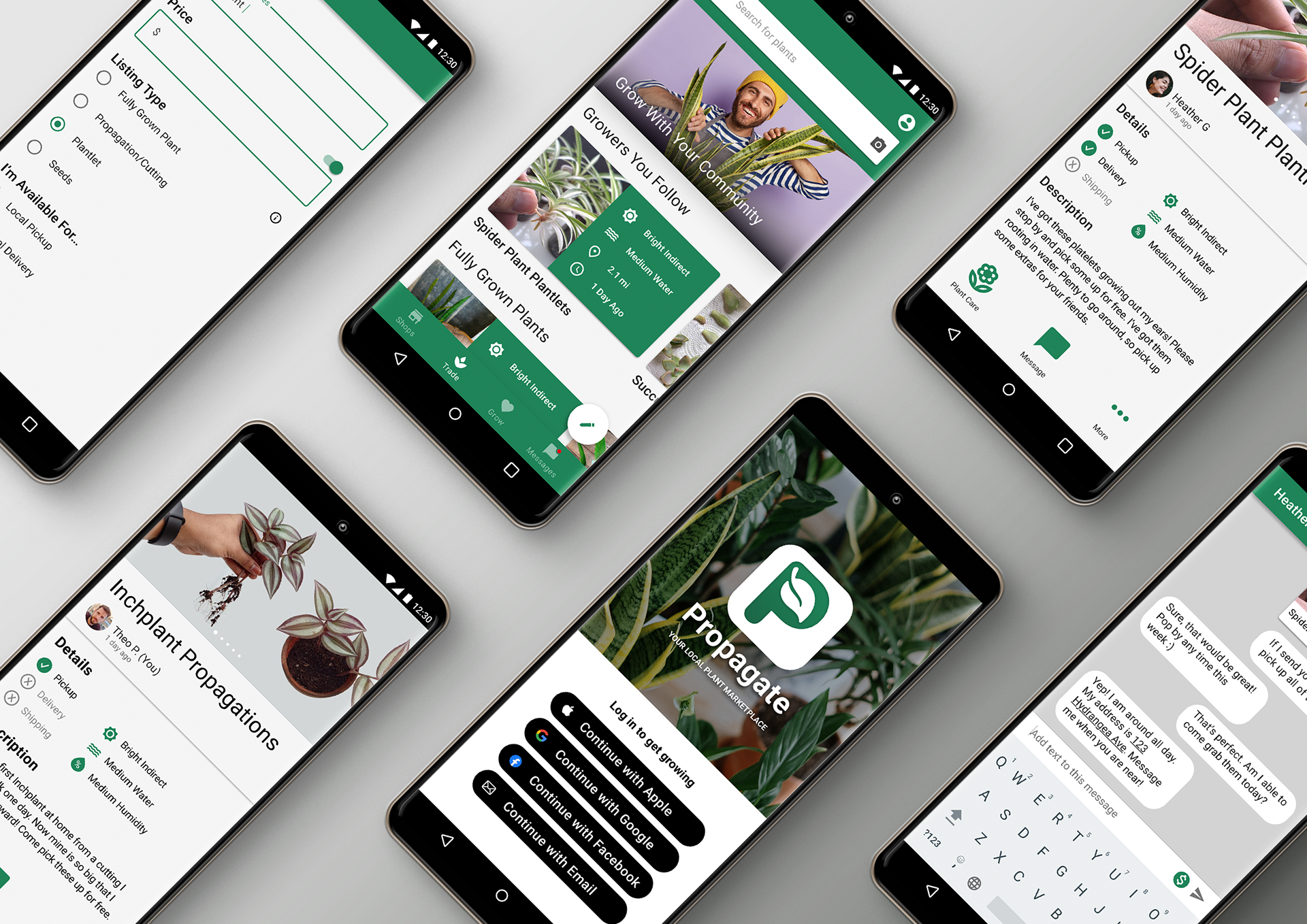 Propagate - App Design and Case Study android branding design graphic design ios logo typography ui uiux user interface design ux vector