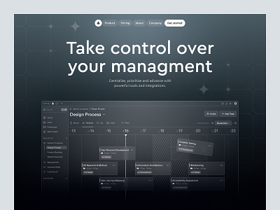 Landing / task management / dashboard concept dashboard design figma first screen landing page saas dashboard saas design task task dashboard task management ui uiux userexperience visual identity visual style web web app webdesign website app