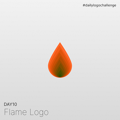 Day 10 | Flame Logo | Daily Logo Challenge dailylogochallenge day10 design graphic design logo